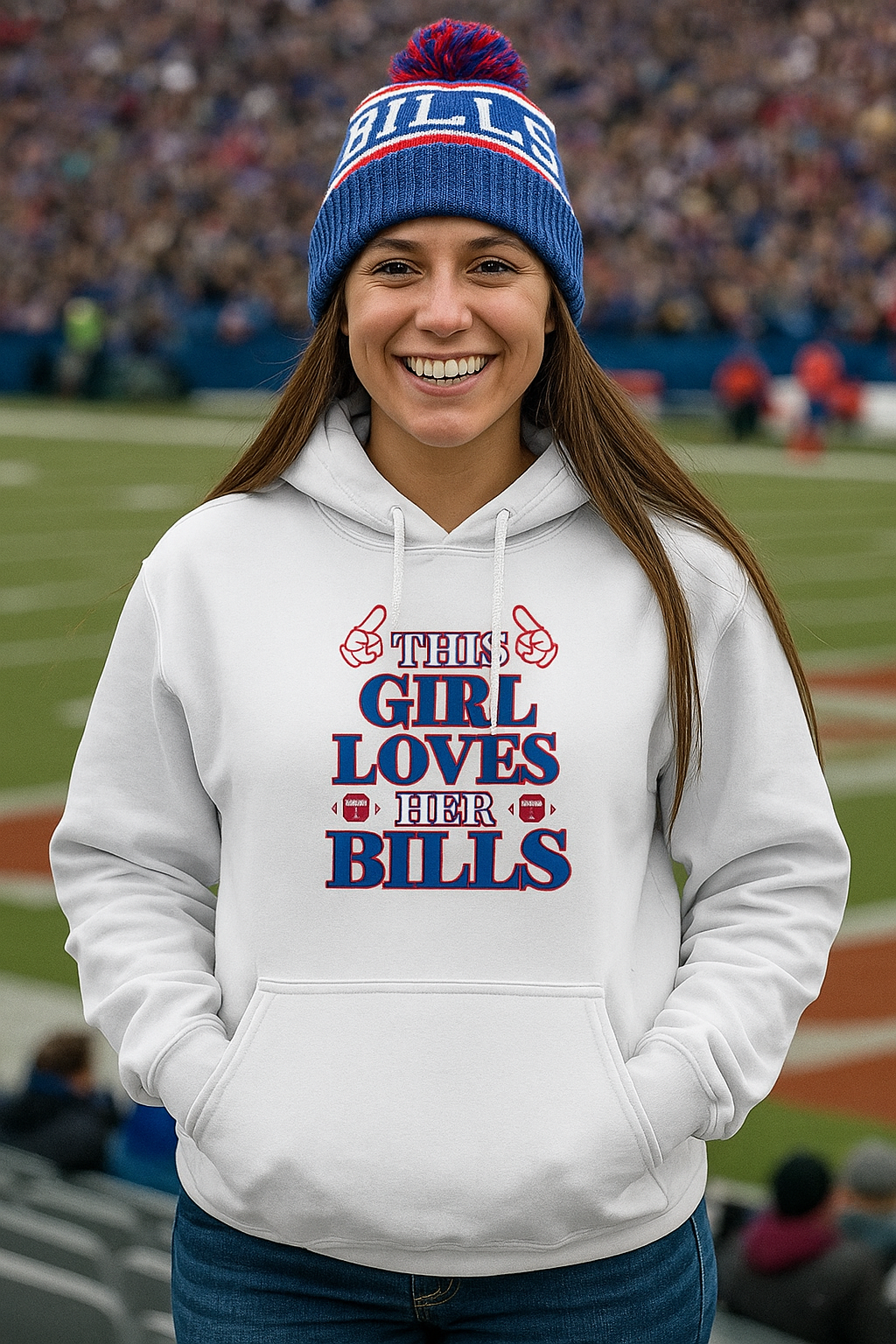 This Girl Loves Her Bills Football Shirt - T-shirt | Sweatshirt | Hoodie