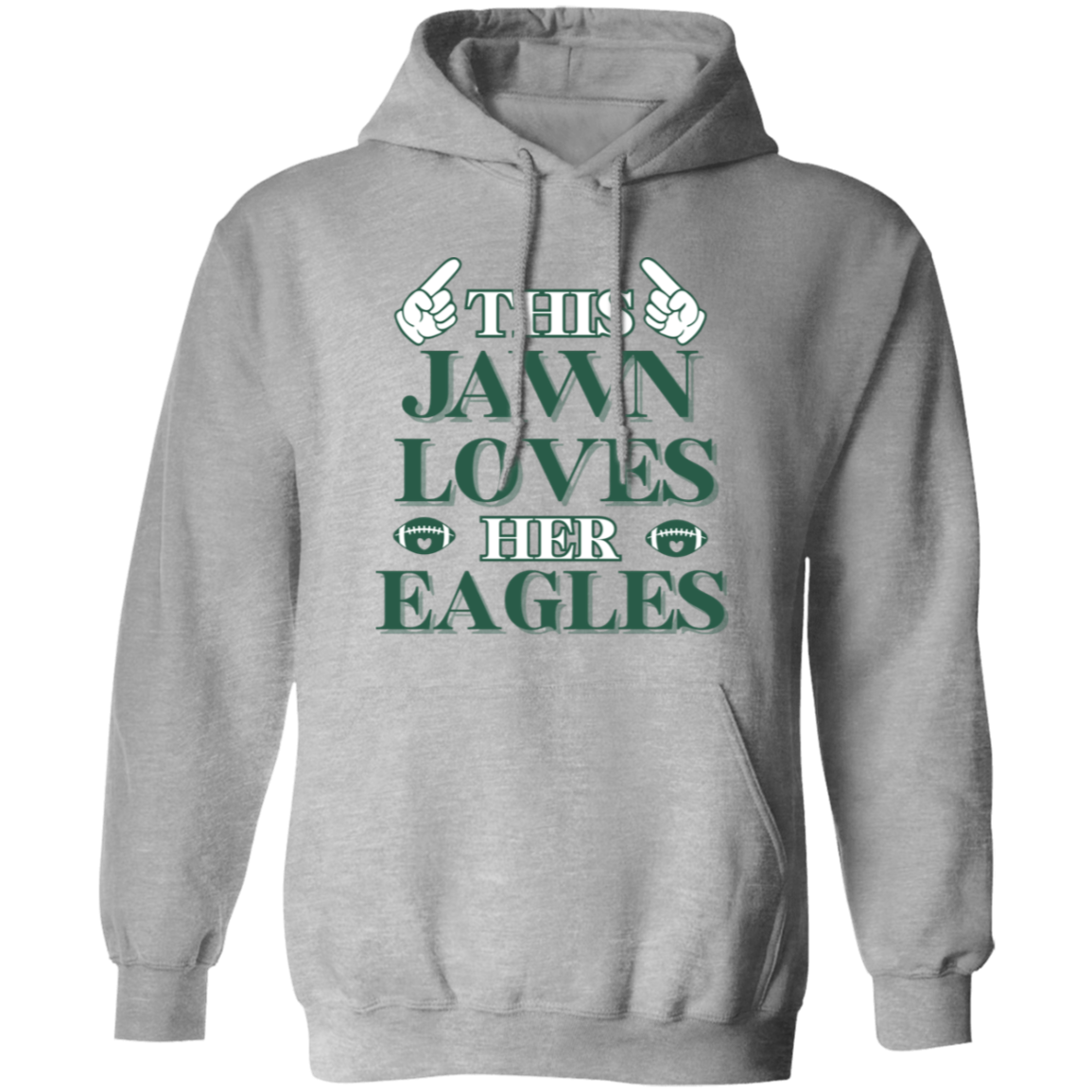 This Jawn Loves Her Eagles Football Shirt - T-shirt | Sweatshirt | Hoodie