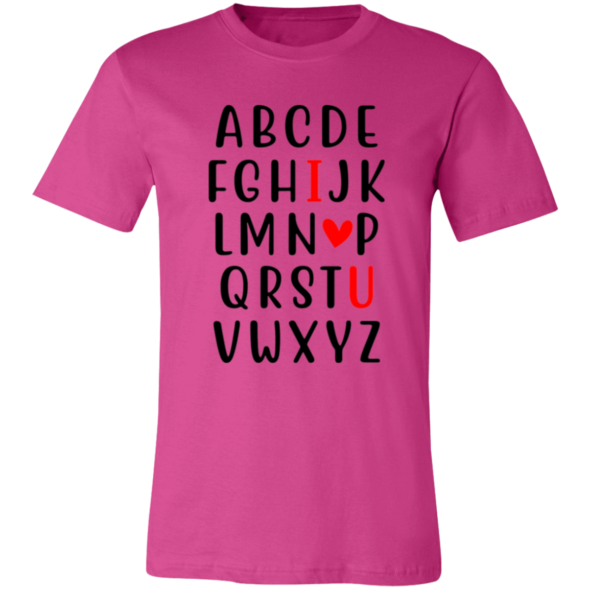 Valentine's Alphabet Love - T-Shirt | Sweatshirt | Hoodie