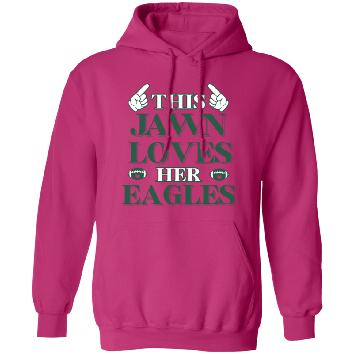 This Jawn Loves Her Eagles Football Shirt - T-shirt | Sweatshirt | Hoodie