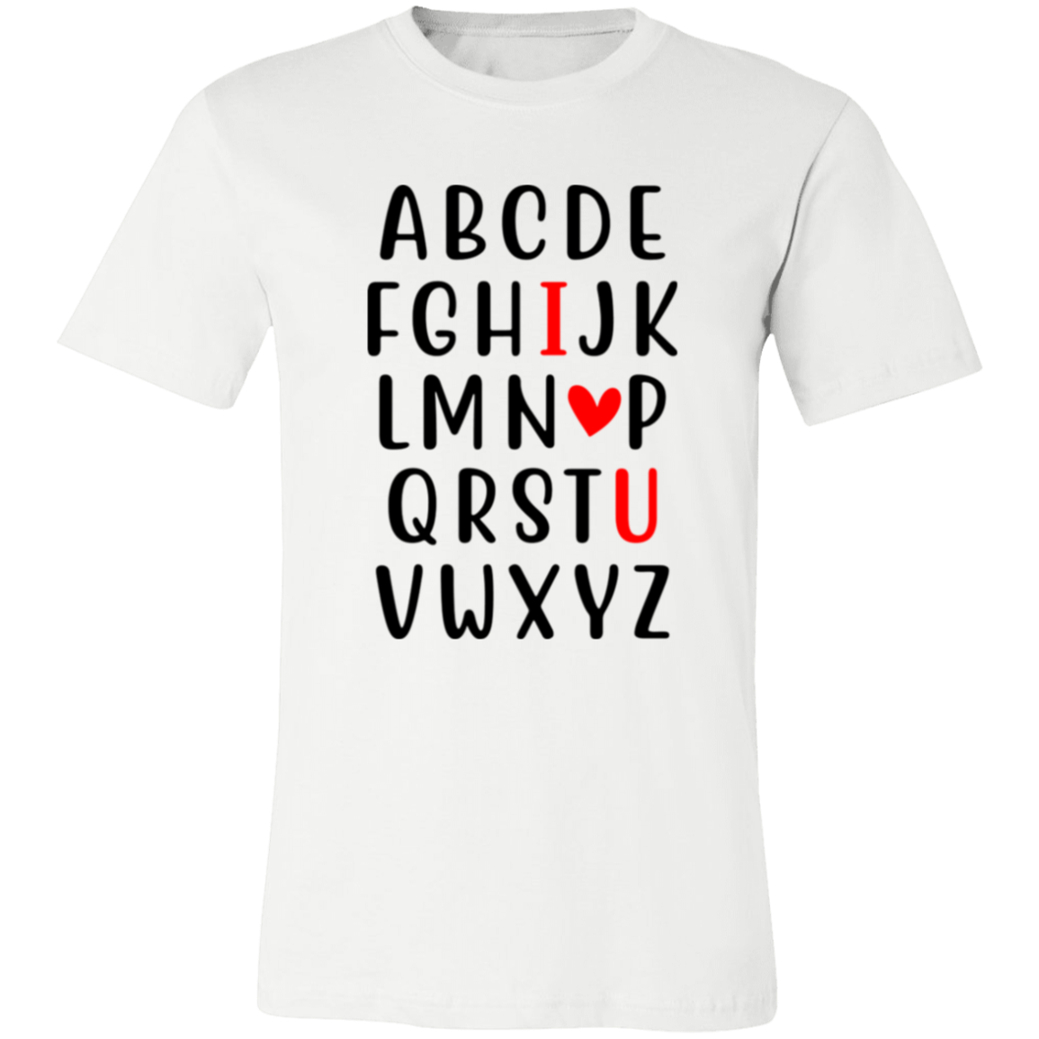 Valentine's Alphabet Love - T-Shirt | Sweatshirt | Hoodie