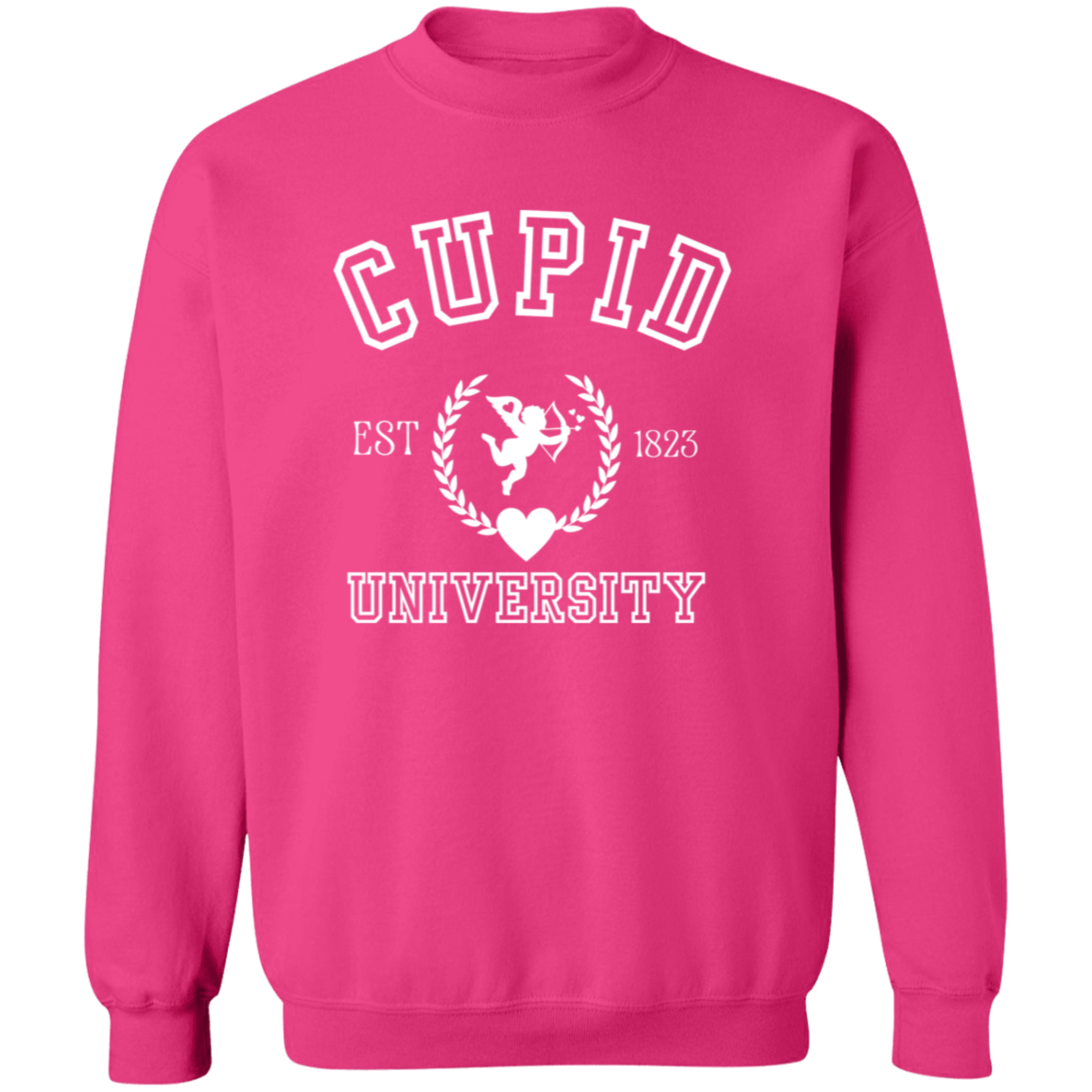 Cupid University Valentine's Day, Funny Love-Themed Apparel - T-Shirt | Sweatshirt | Hoodie