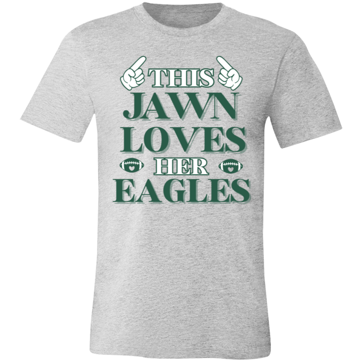 This Jawn Loves Her Eagles Football Shirt - T-shirt | Sweatshirt | Hoodie