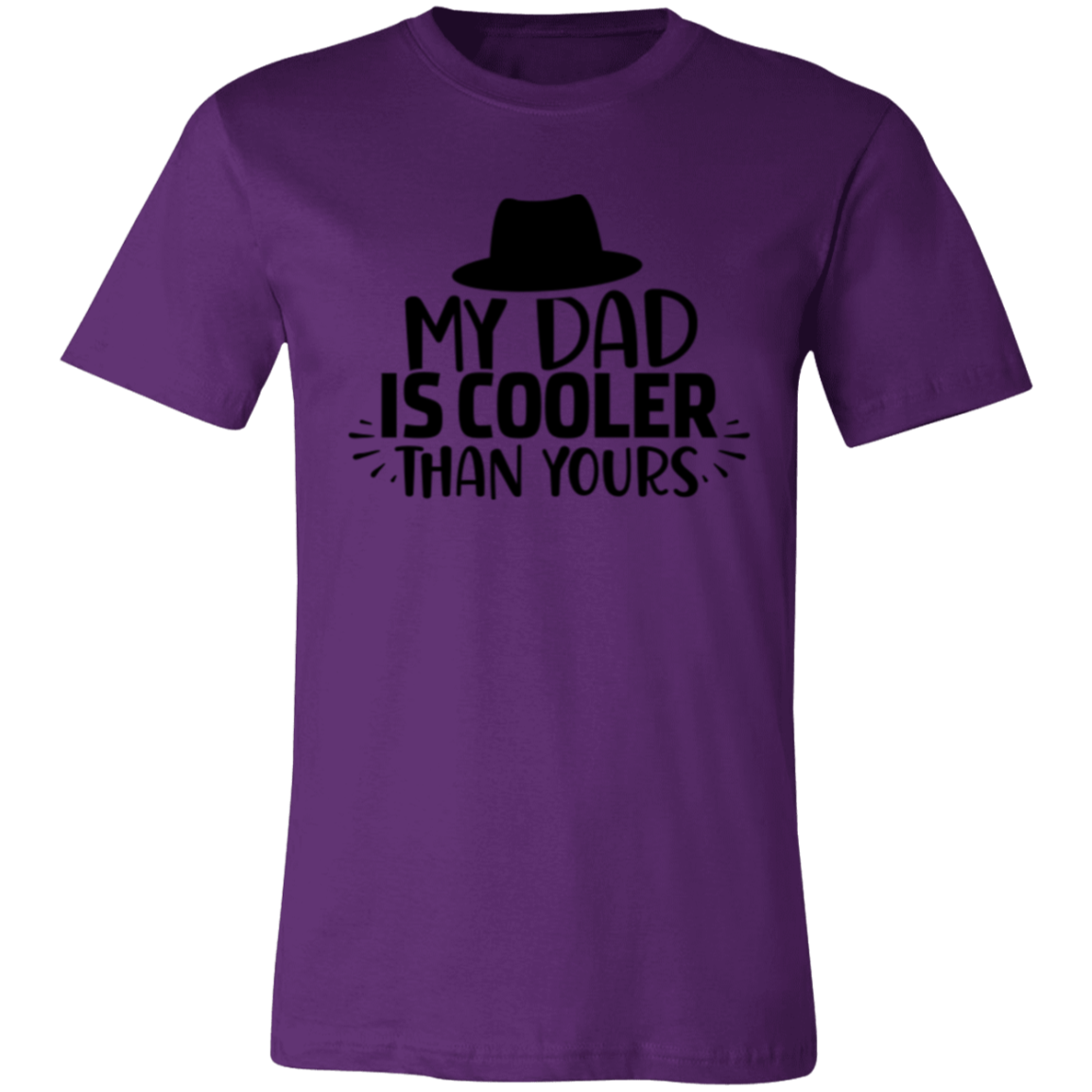 My DAD is Cooler than Yours - Unisex Jersey Short-Sleeve T-Shirt