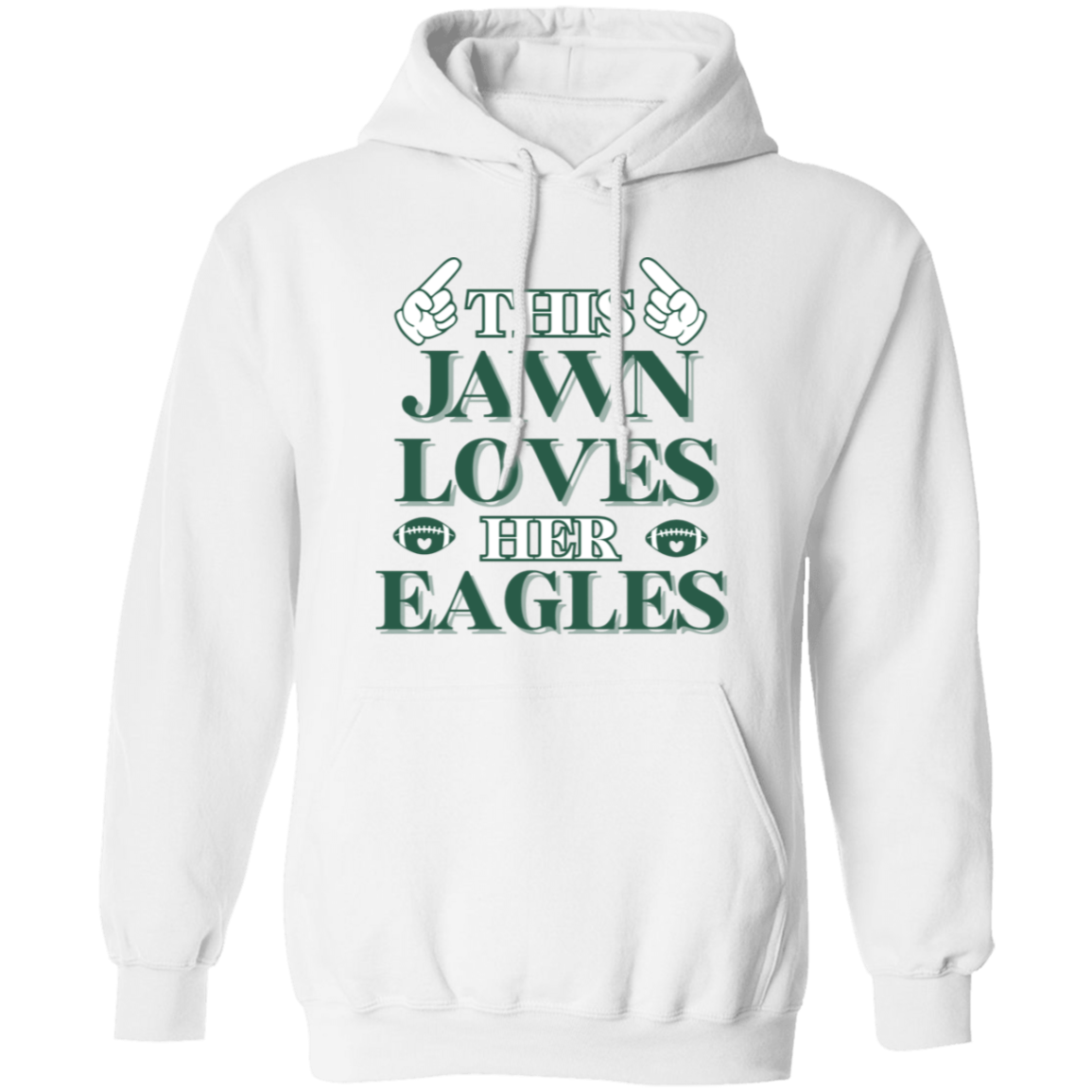 This Jawn Loves Her Eagles Football Shirt - T-shirt | Sweatshirt | Hoodie