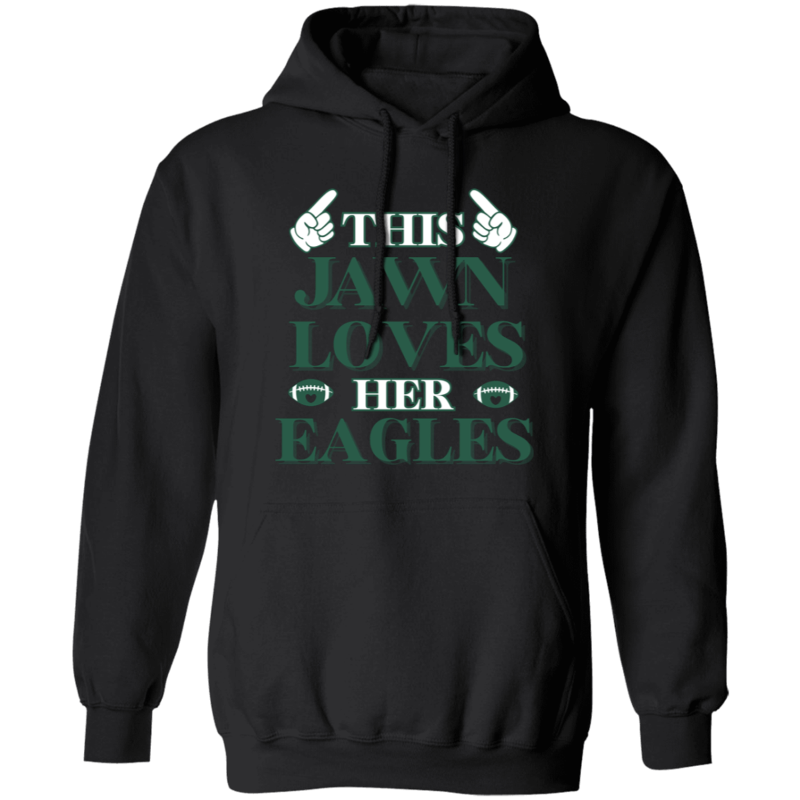 This Jawn Loves Her Eagles Football Shirt - T-shirt | Sweatshirt | Hoodie