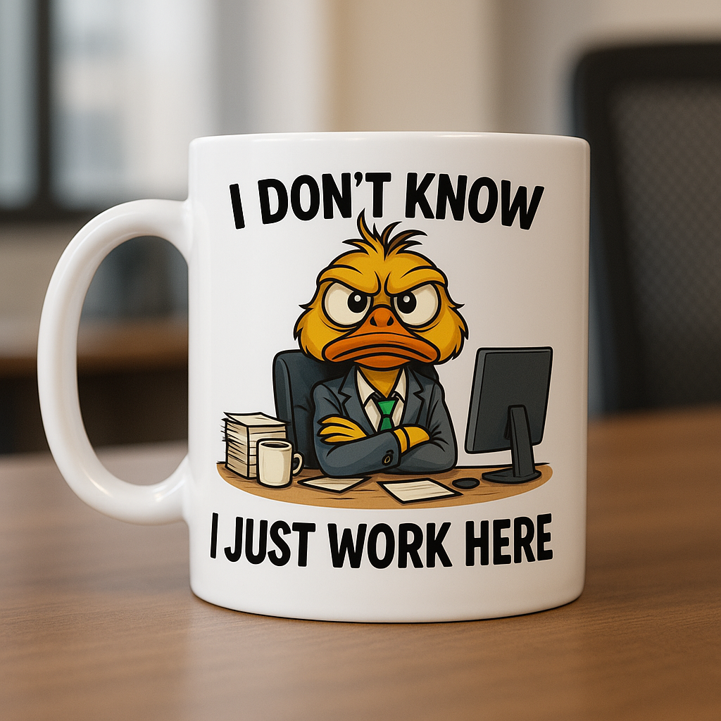 I Don't Know, I Just Work Here - 11oz White Mug