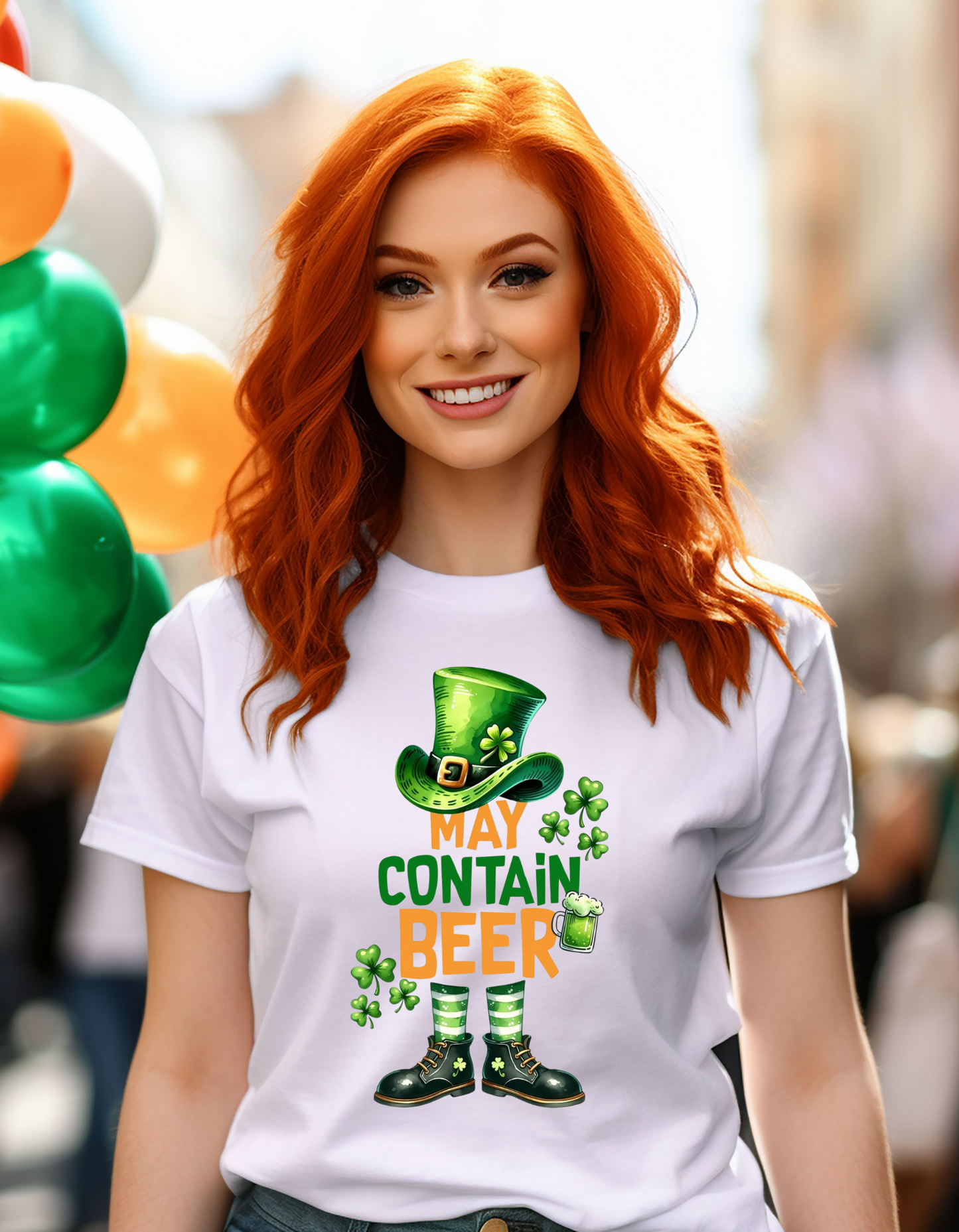 May Contain Beer St Patrick's Day T-shirt | Sweatshirt| Hoodie