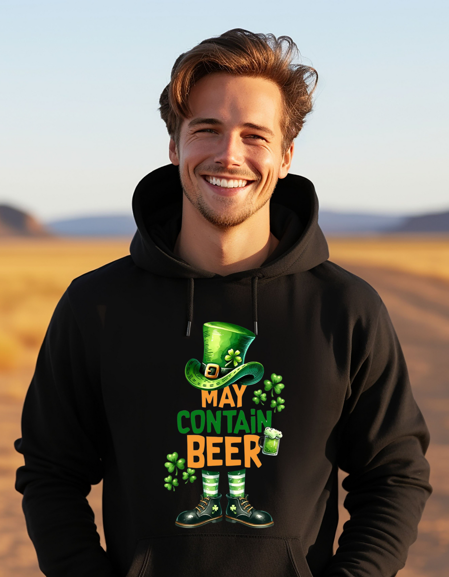 May Contain Beer St Patrick's Day T-shirt | Sweatshirt| Hoodie
