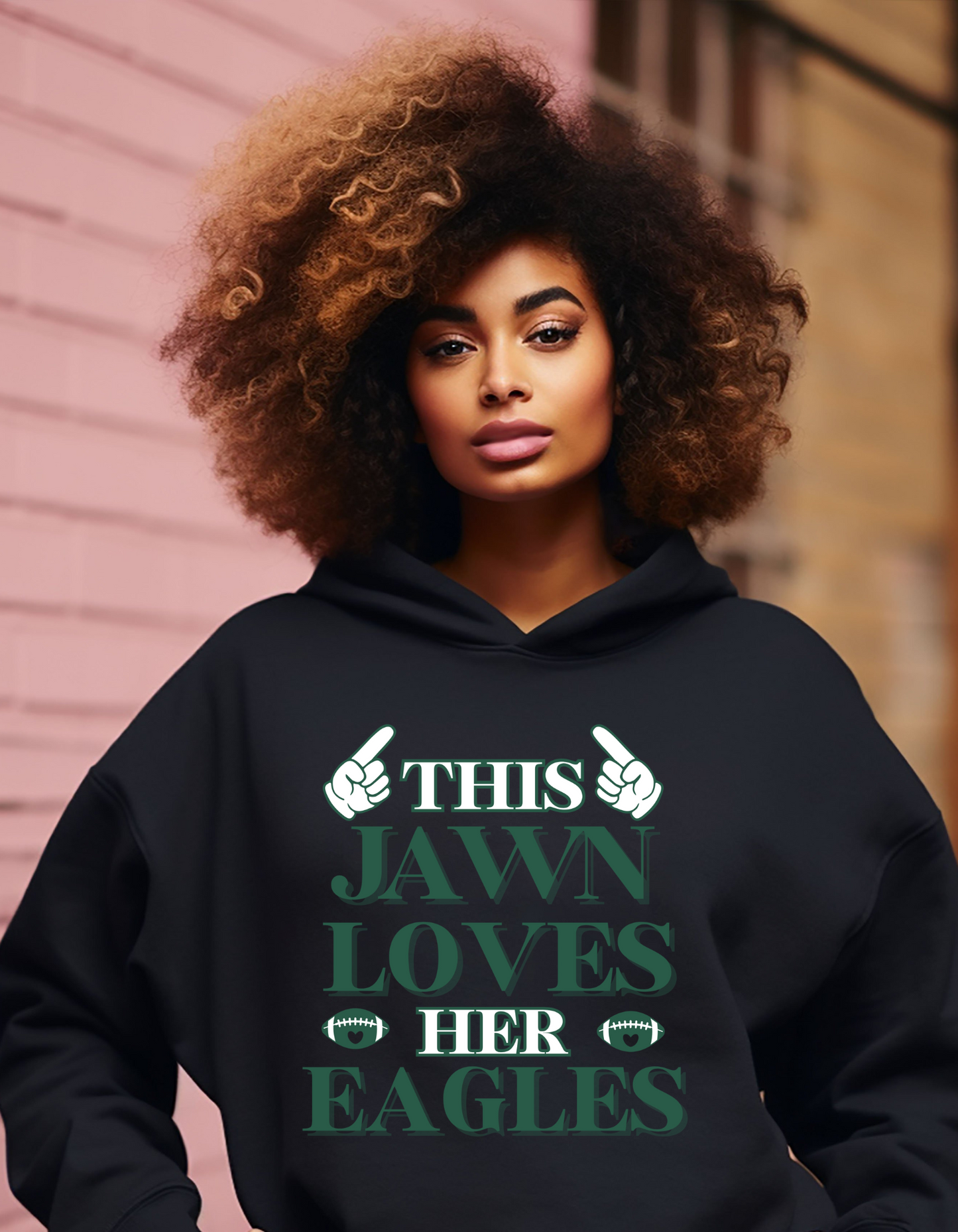 This Jawn Loves Her Eagles Football Shirt - T-shirt | Sweatshirt | Hoodie