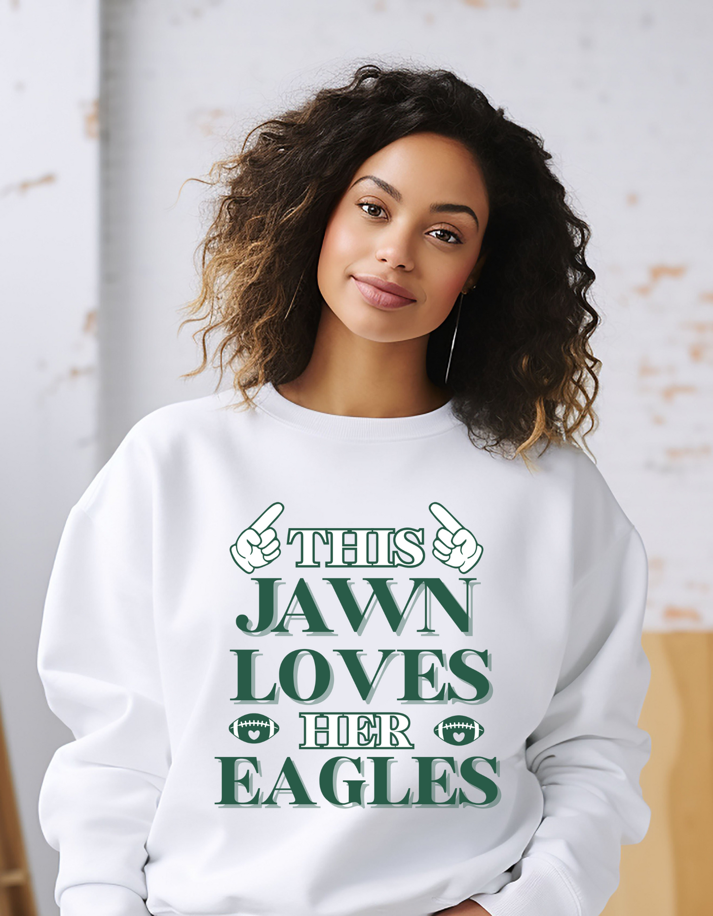 This Jawn Loves Her Eagles Football Shirt - T-shirt | Sweatshirt | Hoodie
