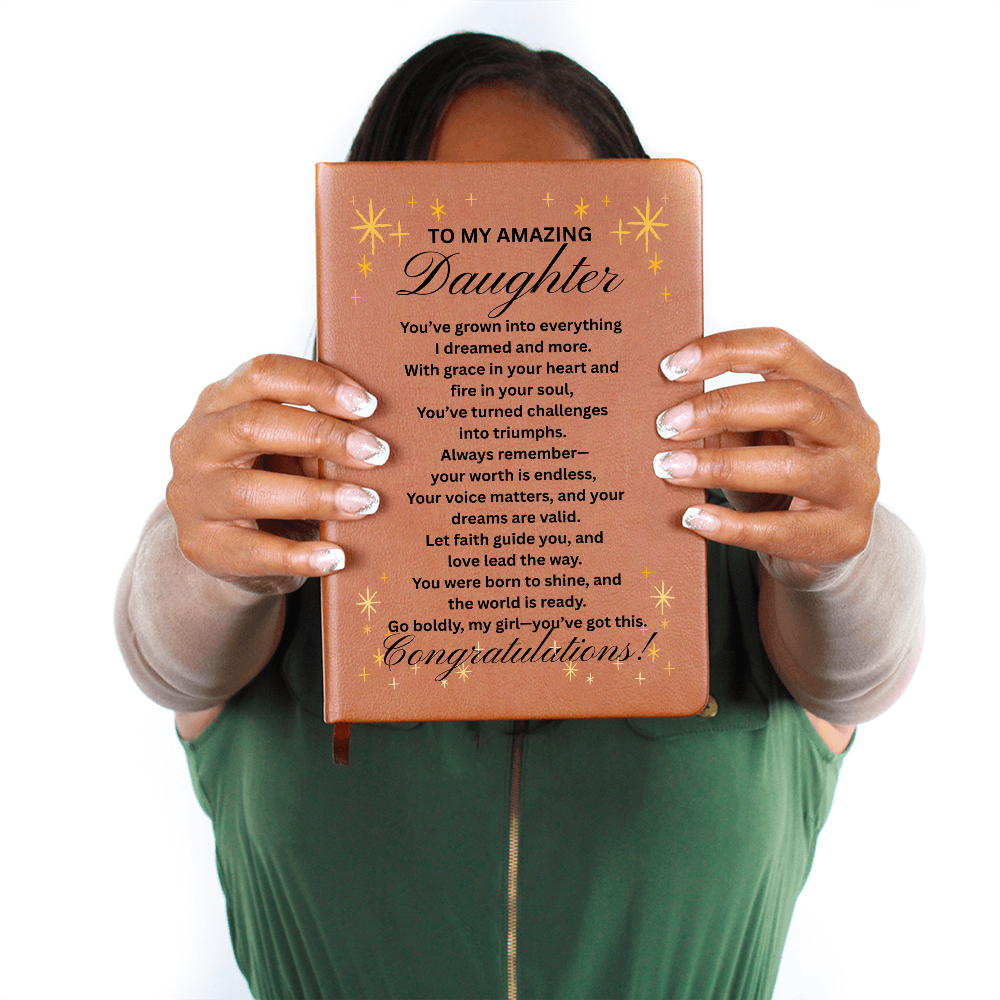 Graduation Gift for Daughter – Inspirational Journal from Mom or Dad