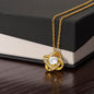 To My Daughter Necklace from Dad – Sentimental Lion Message Card Gift