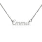 Personalized Name Necklace Polished stainless steel or 18K yellow gold finish