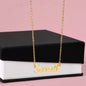 Personalized Name Necklace Polished stainless steel or 18K yellow gold finish