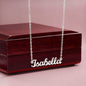 Personalized Name Necklace Polished stainless steel or 18K yellow gold finish
