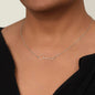 Personalized Signature Style Name Necklace Polished stainless steel or 18K yellow gold finish