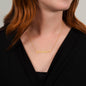 Personalized Heart Name Necklace - Polished stainless steel or 18K yellow gold finish