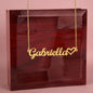 Personalized Heart Name Necklace - Polished stainless steel or 18K yellow gold finish