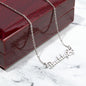 Dog Paw Dog Mom Custom Name Necklace