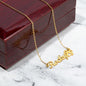 Dog Paw Dog Mom Custom Name Necklace
