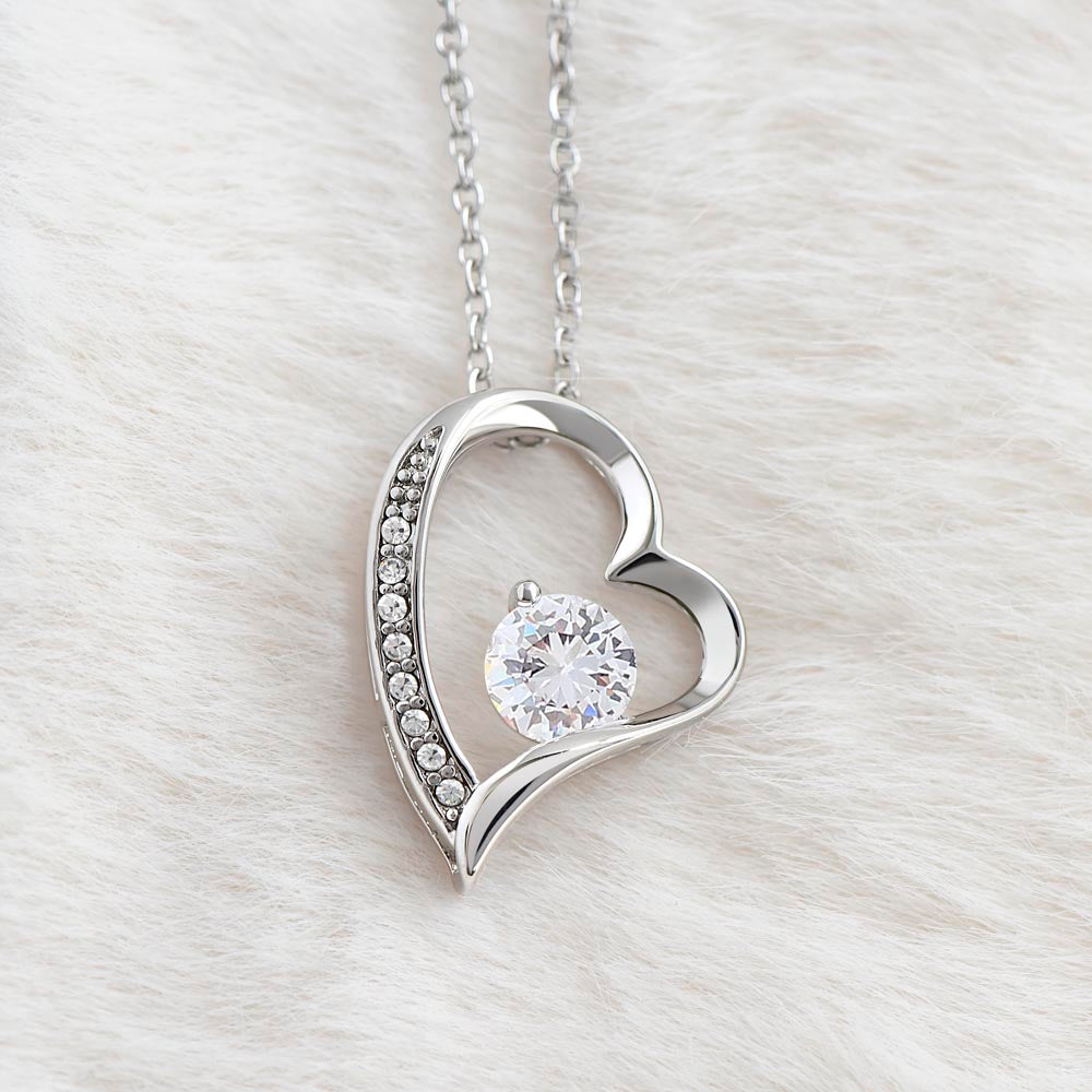 Gift for Wife - "To My Smokin' Hot Doe" Forever Love Knot Necklace