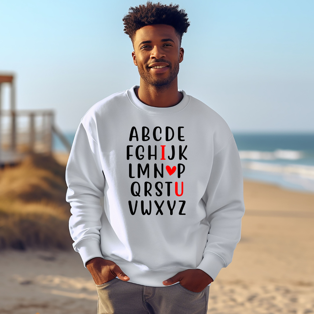 Valentine's Alphabet Love - T-Shirt | Sweatshirt | Hoodie