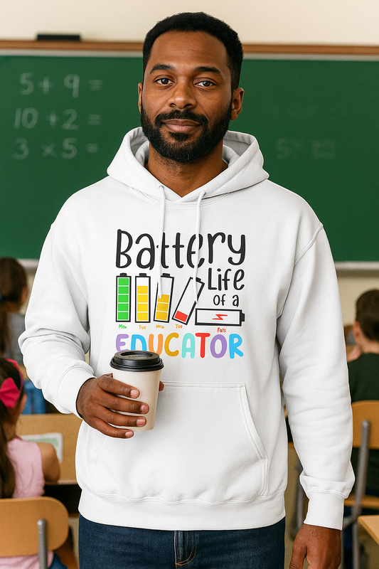 Battery Life of an Educator Hoodie