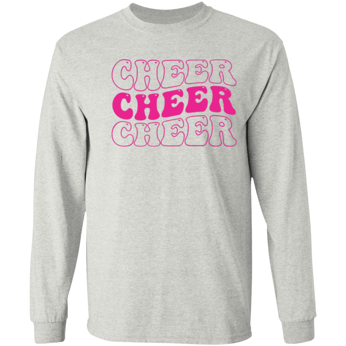 Cheer Cheer Cheer - LS T-Shirt 5.3 oz.