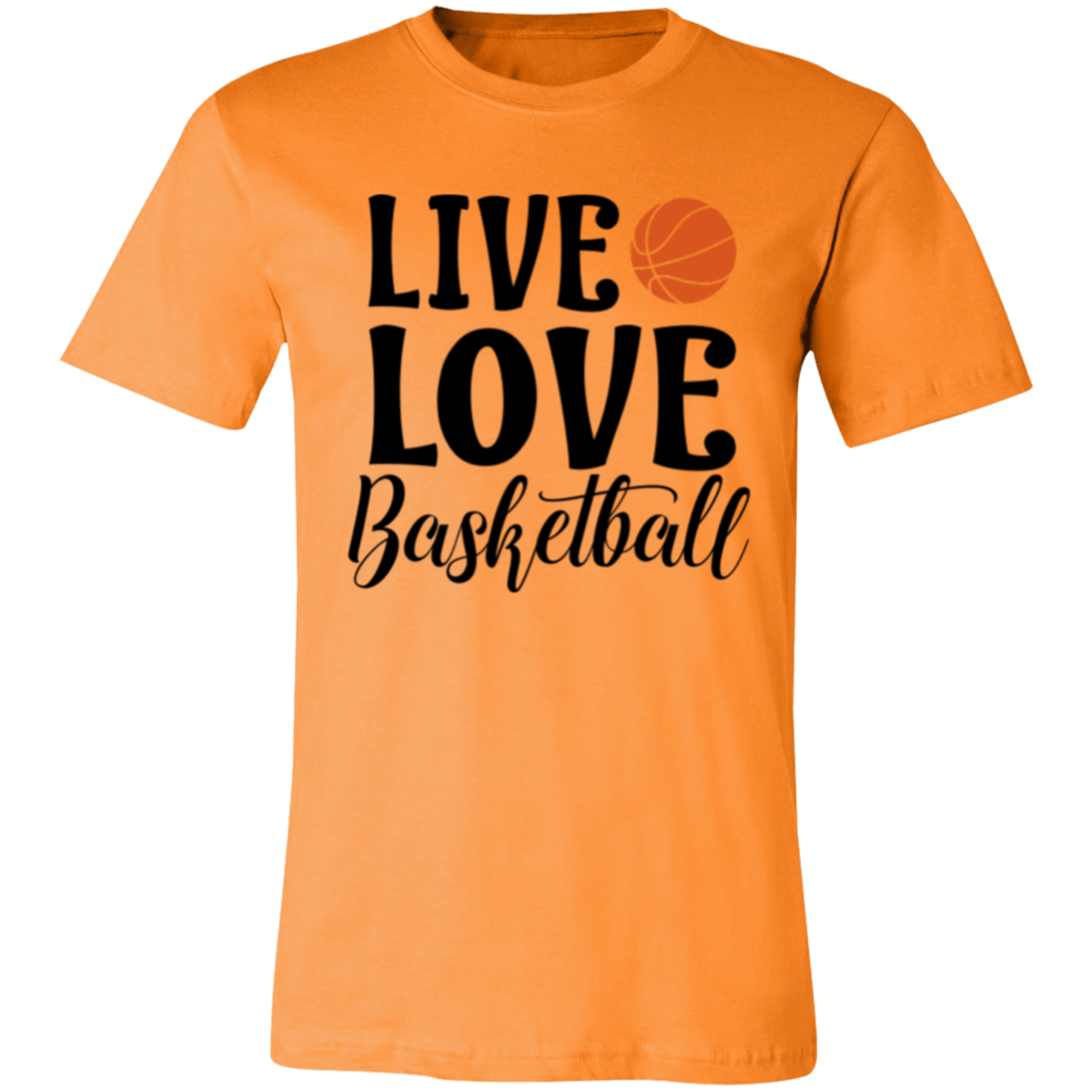 Live Love Basketball - Unisex Jersey Short-Sleeve T-Shirt