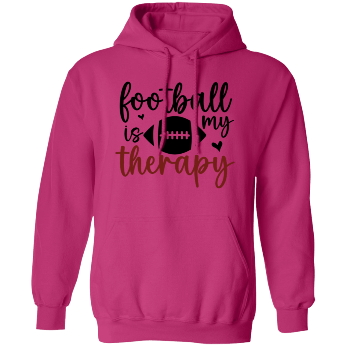 Football Is My Therapy - Pullover Hoodie