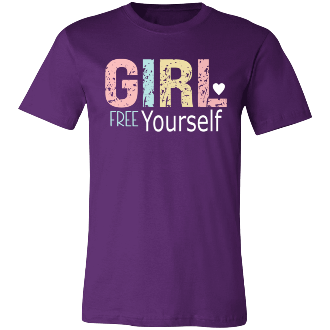 GIRL Free Yourself - Unisex Jersey Short-Sleeve T-Shirt