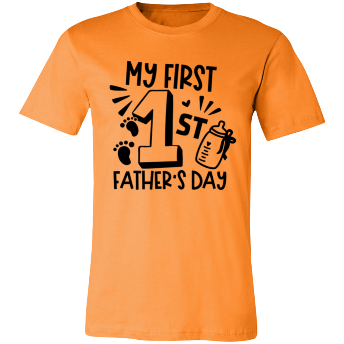 MY FIRST FATHER'S DAY - Unisex Jersey Short-Sleeve T-Shirt