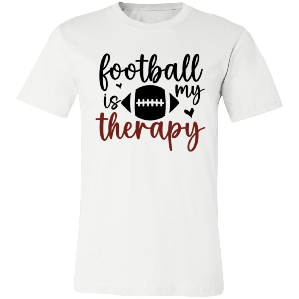 Football is My Therapy - Unisex Jersey Short-Sleeve T-Shirt