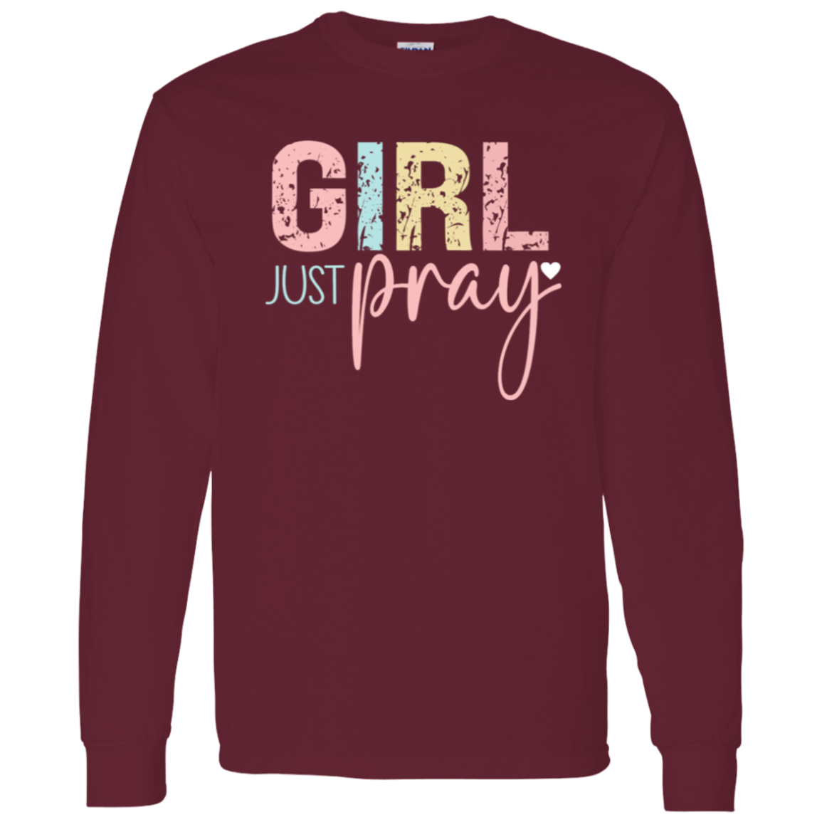 Girl Pray - LS T-Shirt 5.3 oz.