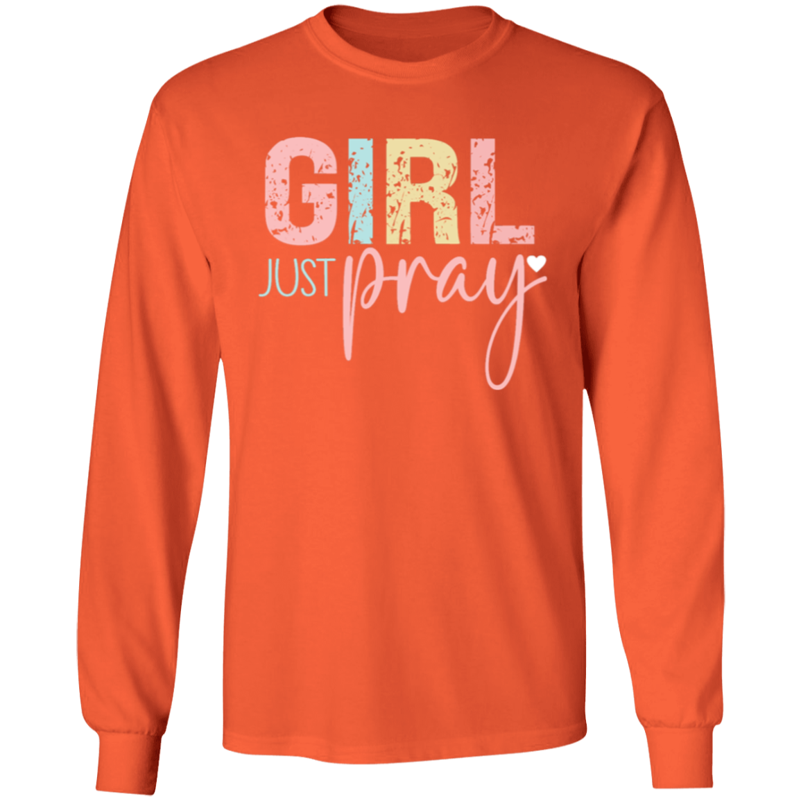 Girl Pray - LS T-Shirt 5.3 oz.