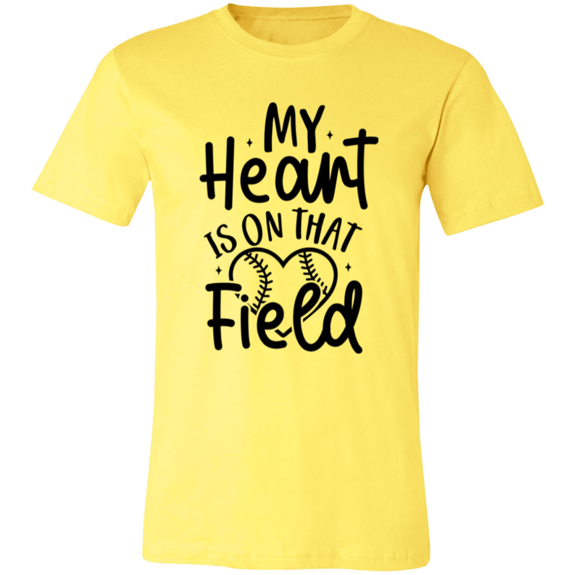 My Heart Is On That Field - Unisex Jersey Short-Sleeve T-Shirt