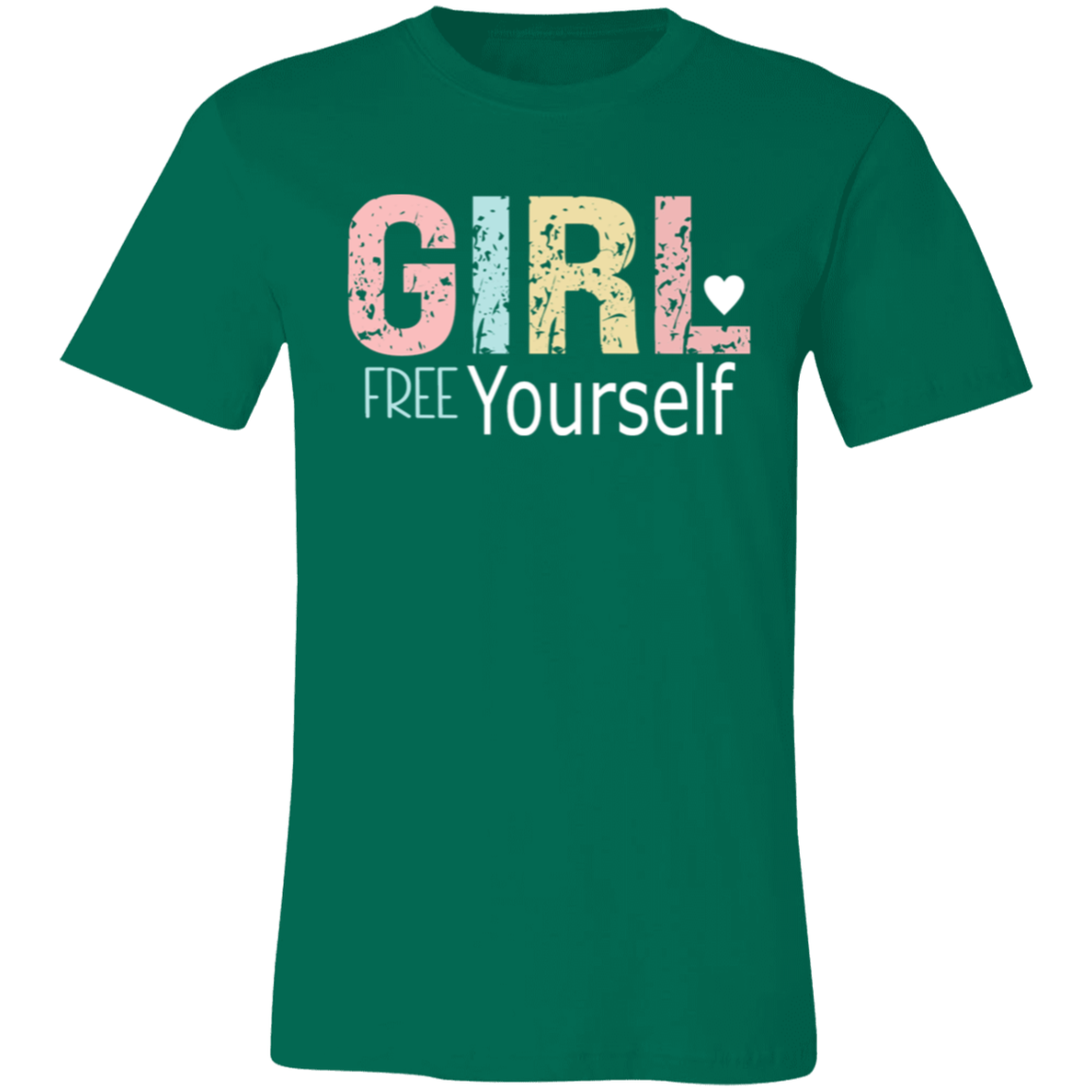 GIRL Free Yourself - Unisex Jersey Short-Sleeve T-Shirt