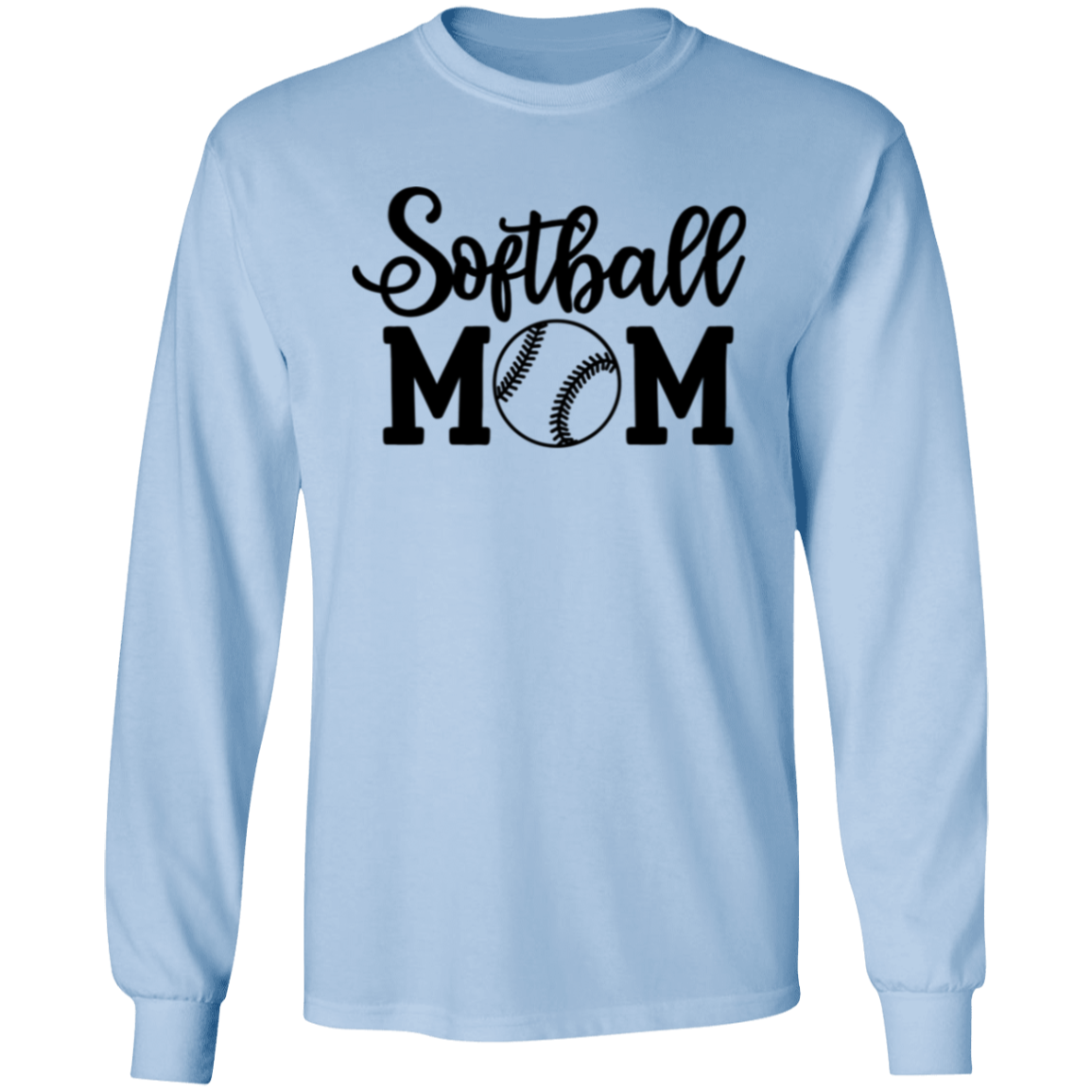 Softball Mom - Long Sleeve T-Shirt 5.3 oz.