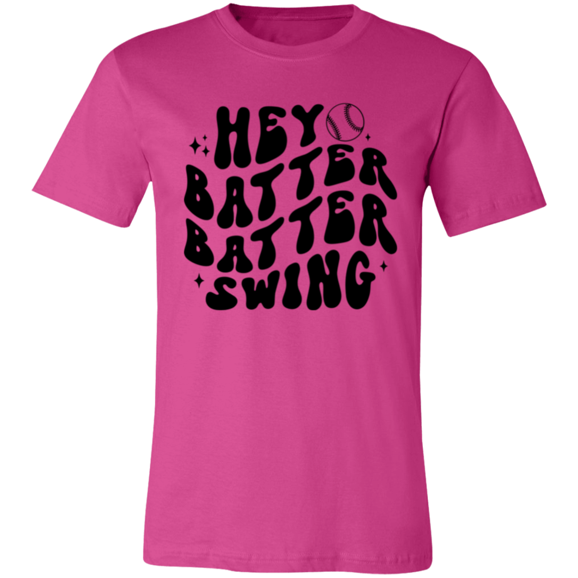 Hey Batter Batter Swing -  Unisex Jersey Short-Sleeve T-Shirt