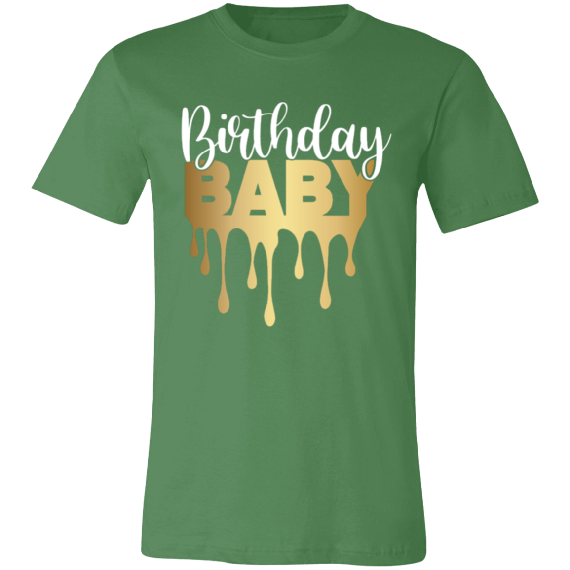 Birthday Baby Gold Unisex Jersey Short-Sleeve T-Shirt