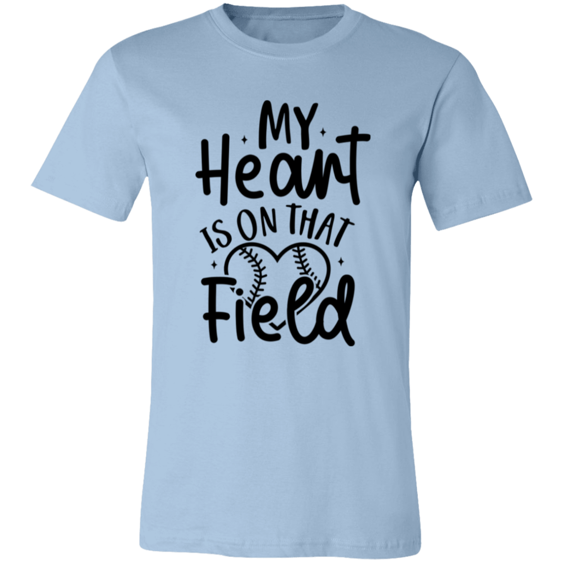 My Heart Is On That Field - Unisex Jersey Short-Sleeve T-Shirt