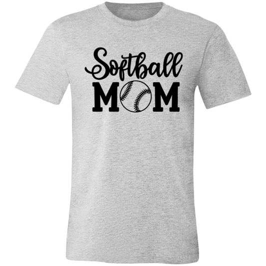 Softball Mom - Unisex Jersey Short-Sleeve T-Shirt