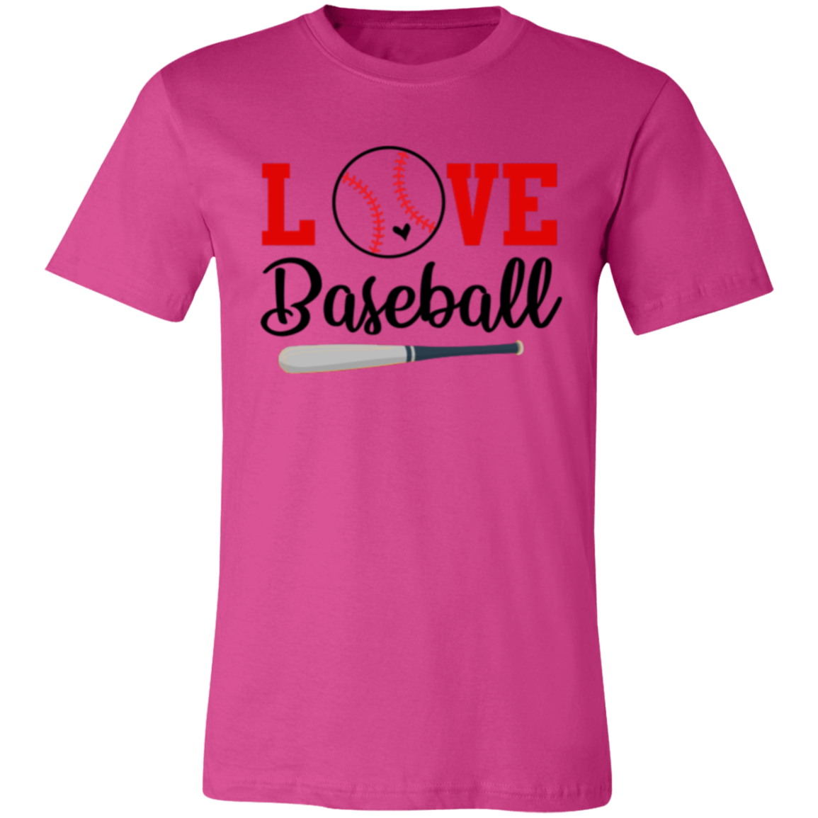 Love Baseball - Unisex Jersey Short-Sleeve T-Shirt