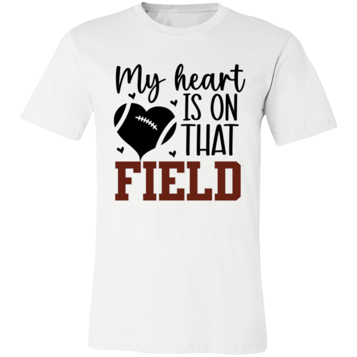 My Heart is on that Field - Unisex Jersey Short-Sleeve T-Shirt