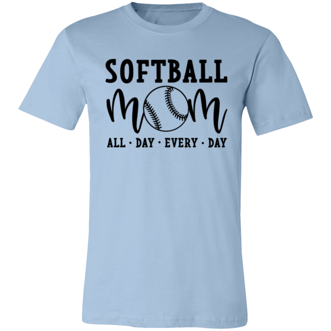 Softball Mom - Unisex Jersey Short-Sleeve T-Shirt