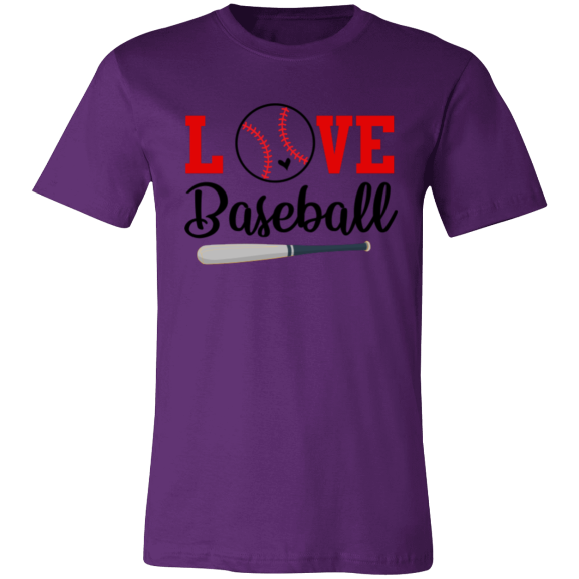 Love Baseball - Unisex Jersey Short-Sleeve T-Shirt