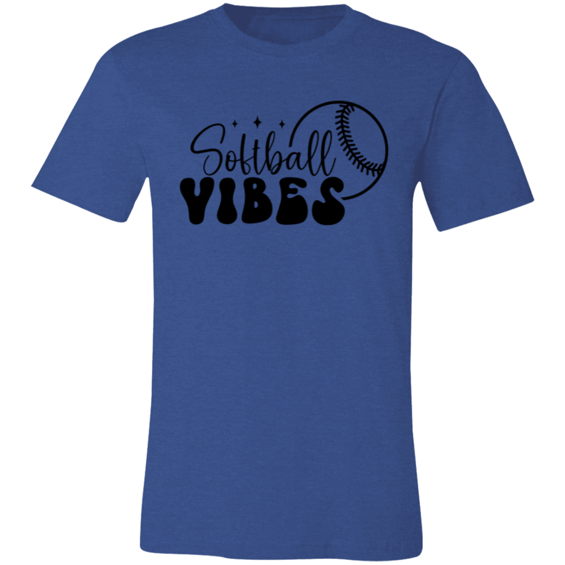 Softball Vibes - Unisex Jersey Short-Sleeve T-Shirt