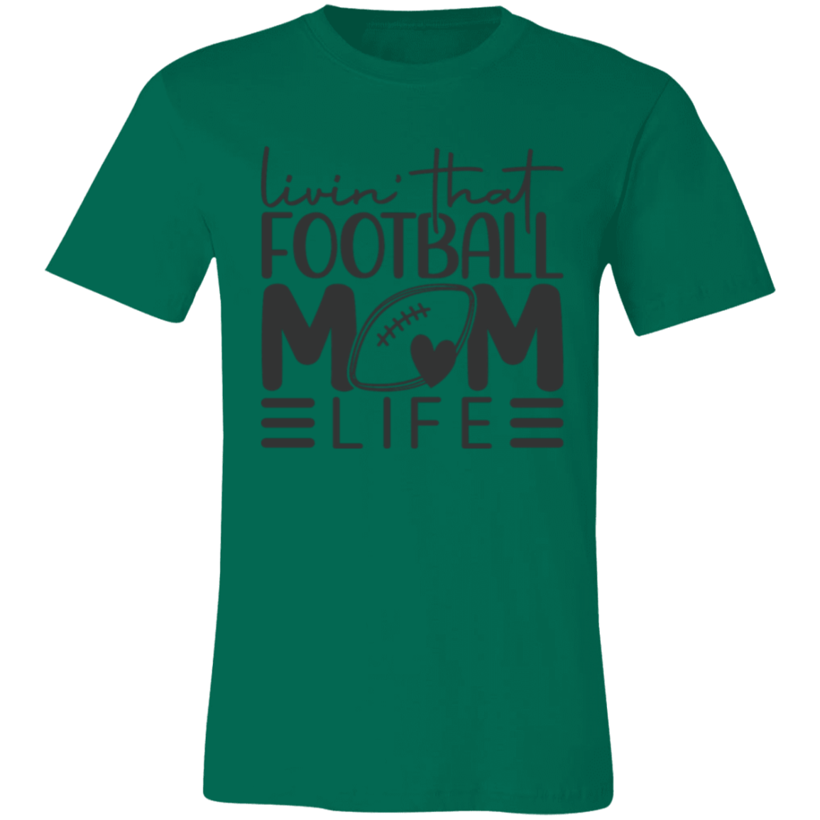 Livin' That Football Mom Life - Unisex Jersey Short-Sleeve T-Shirt