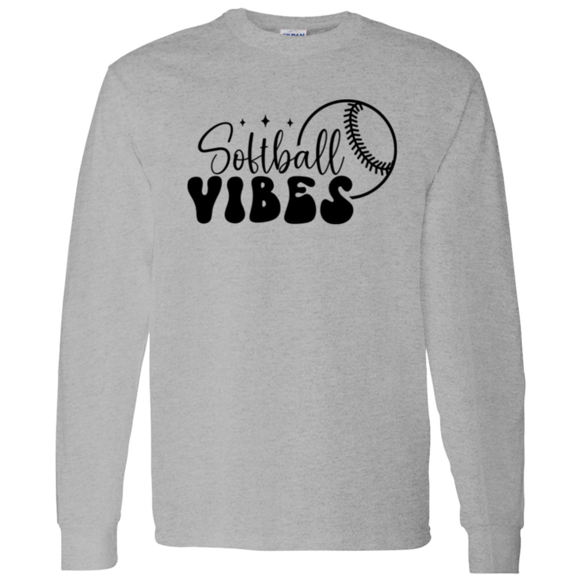 Softball Vibes - Long Sleeve T-Shirt 5.3 oz.